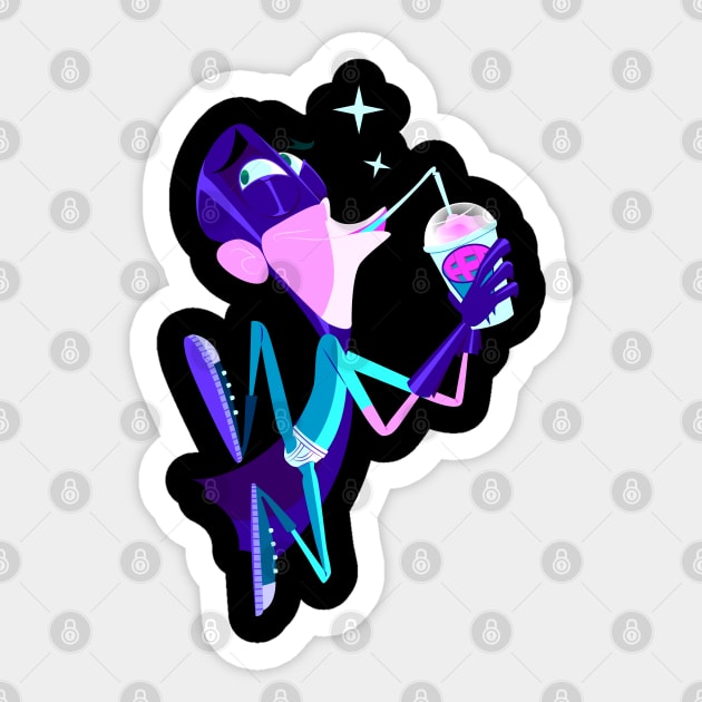 Slurp a Freeze! Sticker by Digital Artist ME